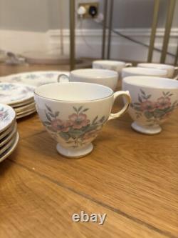 Vintage Colclough'Coppelia' Bone China Vintage Tea Coffee Cake Set Rare