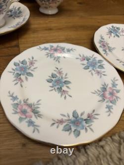 Vintage Colclough'Coppelia' Bone China Vintage Tea Coffee Cake Set Rare