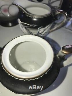 Vintage Complete Imperial White Dragon Coffee Set. Ship Worldwide