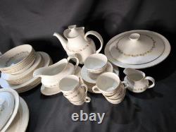 Vintage Complete Royal Doulton FAIRFAX DINNER and coffee SET FOR 6