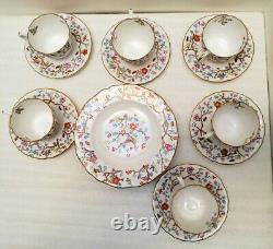 Vintage Copeland Spode Shanghai Demitasse Coffee China Set 17 Pcs