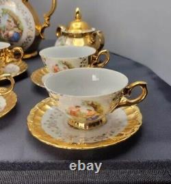 Vintage Courting Couple Eschenbach Coffee/Tea Set Service For Six