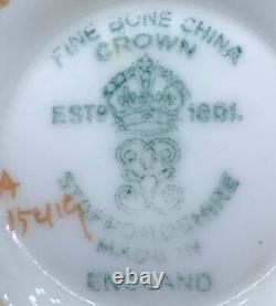 Vintage Crown Staffordshire Fine Bone China Coffee Set. Circa 1930