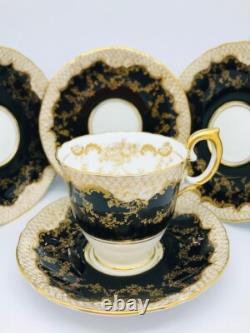 Vintage Crown Staffordshire Fine Bone China Coffee Set. Circa 1930