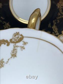 Vintage Crown Staffordshire Fine Bone China Coffee Set. Circa 1930