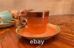 Vintage Danish 9 cups 9 Saucers Royal Copenhagen Coffee Set