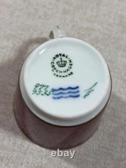 Vintage Danish Royal Copenhagen 6 Cups 6 Saucers Coffee Set