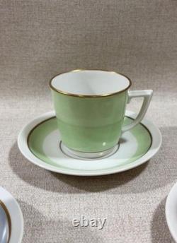 Vintage Danish Royal Copenhagen 6 Cups 6 Saucers Coffee Set