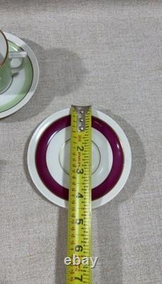 Vintage Danish Royal Copenhagen 6 Cups 6 Saucers Coffee Set