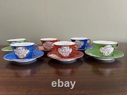 Vintage Demitasse Coffee Tea Mugs Cups Expresso & Turkish Set of 6