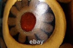 Vintage Denby 1970' Arabesque Stoneware Coffee Set of 6 cups, saucers, coffee pot