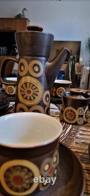 Vintage Denby Arabesque Large Breakfast Tea / Coffee Set 20 Pieces