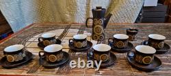 Vintage Denby Arabesque Large Breakfast Tea / Coffee Set 20 Pieces