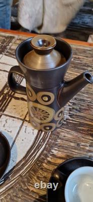 Vintage Denby Arabesque Large Breakfast Tea / Coffee Set 20 Pieces