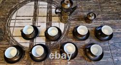 Vintage Denby Arabesque Large Breakfast Tea / Coffee Set 20 Pieces
