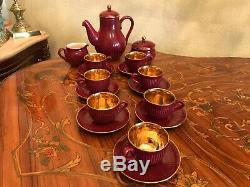 Vintage Denmark Soholm Søholm Coffee Set of 6 and 1 extra pair