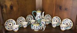 Vintage Deruta Italy Coffee Tea Set Buitoni New York