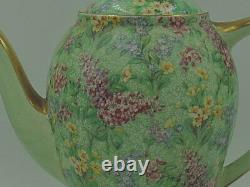 Vintage Empire Chintz Lilac Time Teapot/Coffee Pot Tea Set Sugar Bowl Creamer