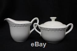 Vintage Enoch Wedgewood (Tunstall) Hedge Rose Coffee Set with Gravy Boat
