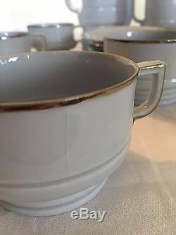 Vintage Epiag Czechoslovakia Art Deco Porcelain Coffee Set