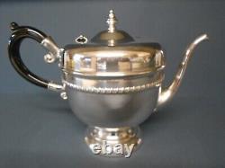 Vintage Epns Silver Plate Coffee Set With Tray Sugar Tongs