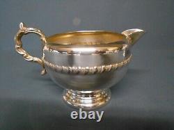 Vintage Epns Silver Plate Coffee Set With Tray Sugar Tongs