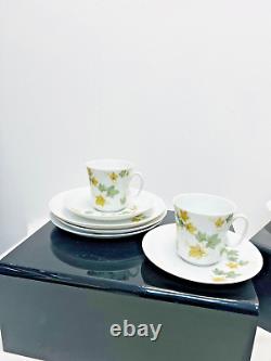Vintage Eschenbach Bavaria White Ivy Pattern 15 piece Coffee or Tea Set (10)