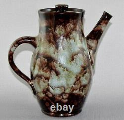 Vintage Ewenny Pottery Wales Twisty Handled Coffee Set