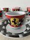 Vintage Ferrari Coffee Espresso Cups Official Licensed Product Set Of 12
