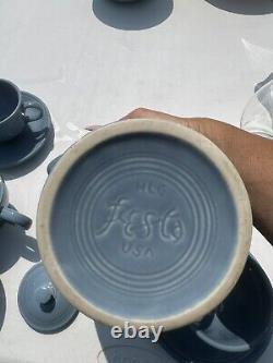 Vintage Fiesta Coffee Pot, set Near Mint