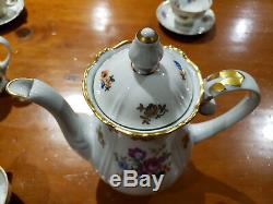 Vintage Fine China Coffee/Tea Set Made In GDR Germany