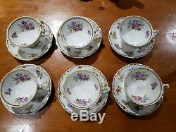 Vintage Fine China Coffee/Tea Set Made In GDR Germany