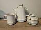 Vintage Fjord Denby Coffee / Teapot And Creamer Set Stoneware Made In England