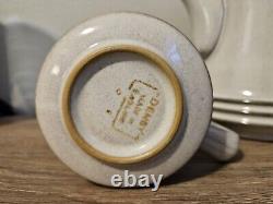 Vintage Fjord Denby Coffee / Teapot and Creamer Set Stoneware Made in England