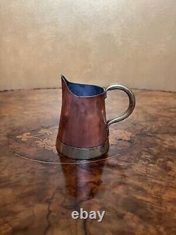 Vintage Four Piece Vebelux Copper & Hammered Brass Coffee Set