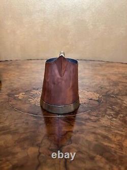 Vintage Four Piece Vebelux Copper & Hammered Brass Coffee Set