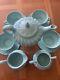 Vintage Franciscan Coronado Aqua Swirl Coffee Set Free Shipping In Us