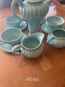 Vintage Franciscan Coronado Aqua Swirl Coffee set Free Shipping in US