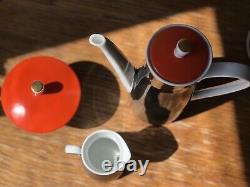 Vintage Freiberger Porcelain Coffee Set Finest China GDR DDR Espresso Coffee Set