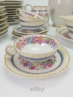 Vintage French Limoges Porcelain Coffee Set and Plates L Bernardaud & Co B & Co