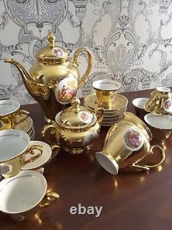 Vintage French Style Gold Coffee Set