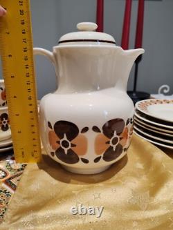 Vintage GDR Colditz German Tea/Coffee Six Piece Set