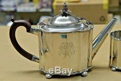 Vintage George 111, Circa 1701 Sterling Silver 5 Piece Tea and Coffee Set 86 TOZ