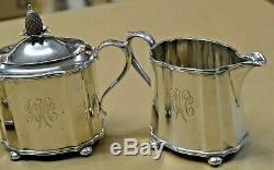 Vintage George 111, Circa 1701 Sterling Silver 5 Piece Tea and Coffee Set 86 TOZ