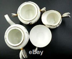 Vintage Haviland Limoges France Butterfly Handled 9 (nine) Piece Tea Coffee Set