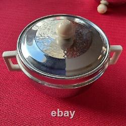 Vintage Heatmaster Set, Teapot, Coffee Pot and Sugar Bowl, insulated covers