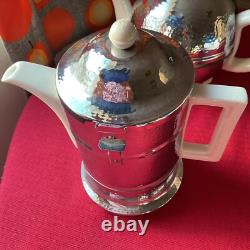 Vintage Heatmaster Set, Teapot, Coffee Pot and Sugar Bowl, insulated covers