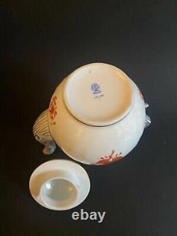 Vintage Herend Coffee Set Apponyi Rust Chinese Bouquet