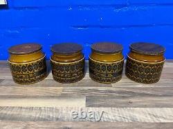 Vintage Hornsea Heirloom Brown Set 23 Pieces 70s Made In England Great Condition