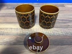 Vintage Hornsea Heirloom Brown Set 23 Pieces 70s Made In England Great Condition